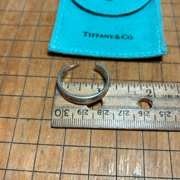 Tiffany & Co. 1837 Hoop Earring 925 Sterling Silver Single Replacement EVC 2003 - Picture 9 of 17